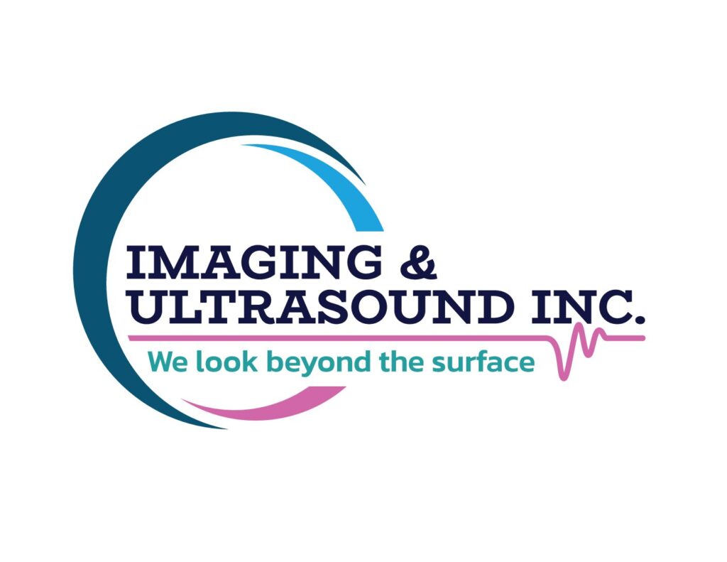 Imaging & Ultrasound Inc Logo – Colour with Pink