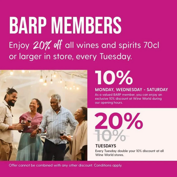 Wine World BARP Promo